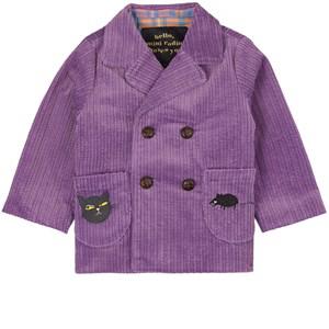 Mini Rodini Purple GOTS Corduroy Jacket 116/122 cm - Coats and jackets - 116/122 cm - Purple