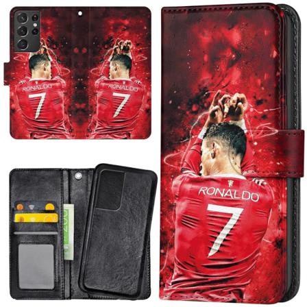 Samsung Galaxy S21 Ultra - Lommebok Deksel Ronaldo