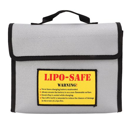 Eksplosionssikker batteripose flammehæmmende fiber grå brandsikker lithium batteri opbevaringspose