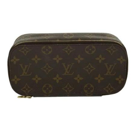 Louis Vuitton Vintage, Pre-owned Canvas louis-vuitton-bags Bruin, Dames, Maat:ONE Size
