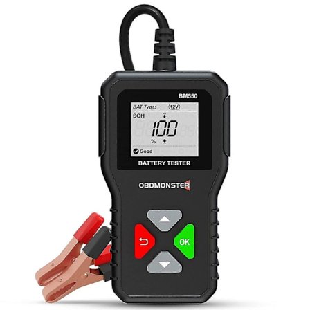 Batteritester 6v 12v 24v, 100-2000 Cca 2ah-220ah Automotive Alternator Tester Digital Batterianalysator Til Bil/Lastbil