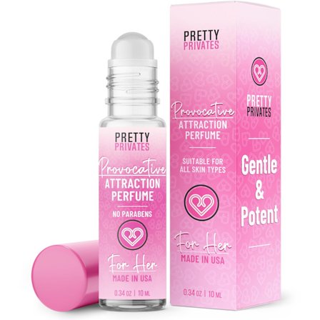 Feromonihajuvesiöljy naisille – Kevyt, hajusteeton roll-on hellävaraisella, ihoystävällisellä koostumuksella – Suunniteltu jokapäiväiseen 