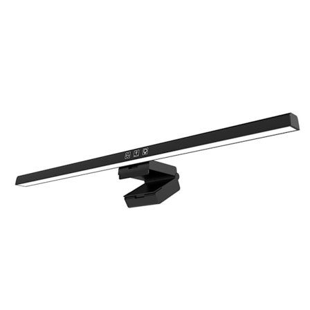 Dator Monitor Ljusramp Touch Kontroll LED Lampa 60min Timer Svart Minska Ögonbelastning