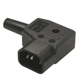 Kaiser C14 Plug. 70μ. 10 A. Black -