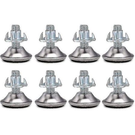 8 Stk. M8 X 30mm Justerbare Møbelfødder, Højdejusterbare Kraftige