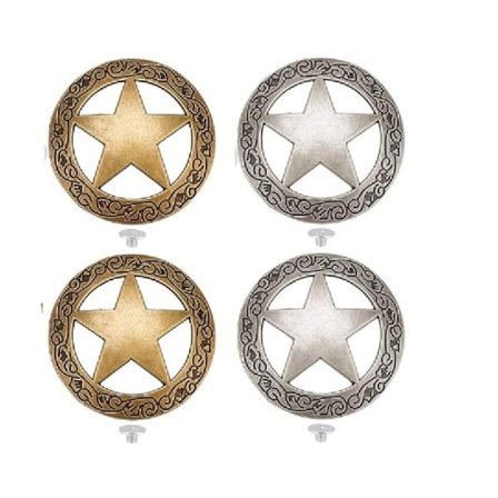 Texas Star Western Cowboy Leather Nails