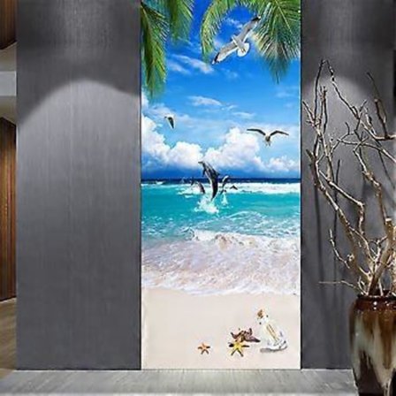 (38.5*200cm*2kpl) 3D-efekti ovitarra juliste 42