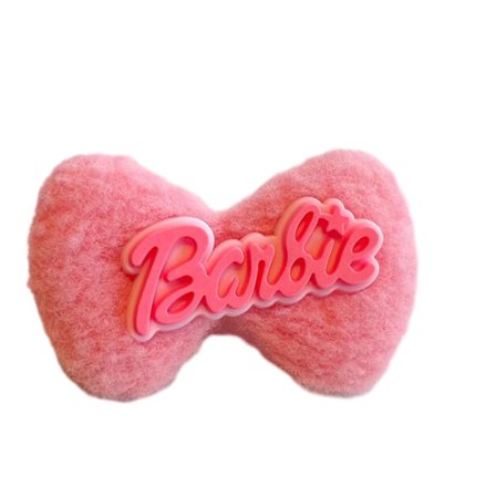 2 st fluffiga söta clips för lugg, BB-clips hårtillbehör