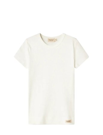 MarMar Copenhagen Plain Tee Ss - White - 122