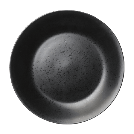 Åhléns Home Tallrik i stengods NORA 24,9 cm Dukning & servering Svart ONESIZE