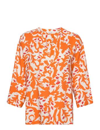Bjarkanpw Bl Bluse Langermet Oransje Part Two*Betinget Tilbud