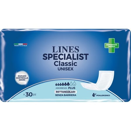 Lines Specialist Classic Pannolone Rettangolare Senza Barriera