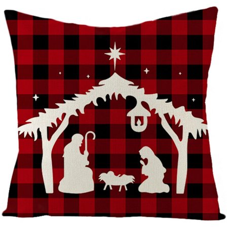 Julgransprydnader julkudde kramande örngott linne ho