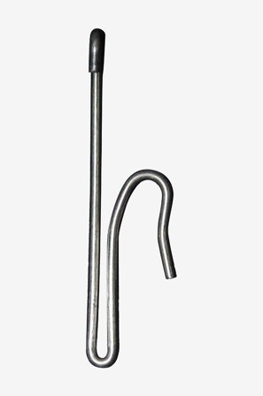 Hasta - 1 fingerkrog til glider - Sølvfarvet - Gardintilbehør - Fra Homeroom