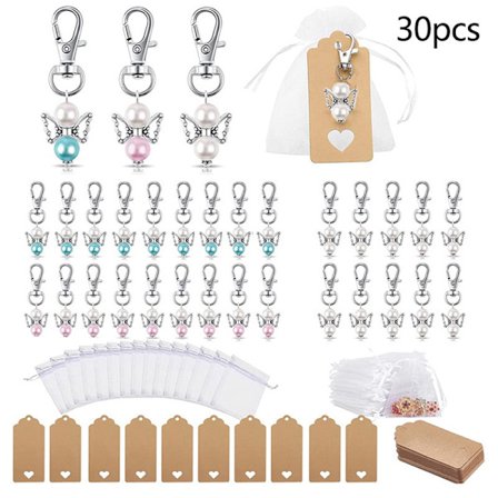 30 st/ set Skyddsängel hängande presentförpackning dekor nyckelring set ett set