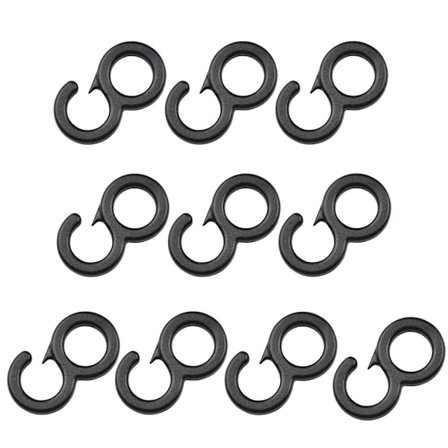 10 stk Clip Halekrok Utendørs Camping Lys Plast Baldakin Tarp Fast Krok Vandring Camping Telt Hengekrok