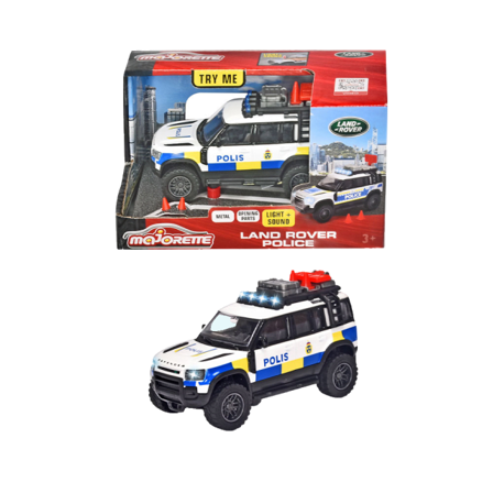 MAJORETTE Land Rover Polisbil Fordon Unisex Flerfärgad ONESIZE