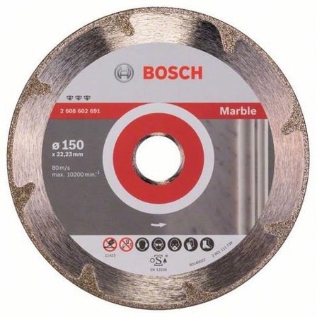 Bosch Best for Marble Kappeskive 150x22,23mm, Maskintilbehør & forbruk