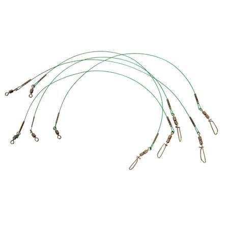 Ifish No-Twist Steel Leader With Safety other fishing gear Green 35CM