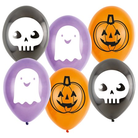 Halloween Latexballonger 6-pakning