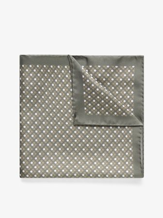 John Henric Men's Braune Struktur Einstecktuch Size Onesize