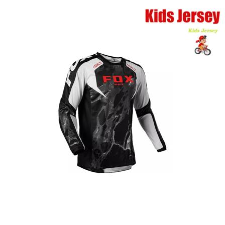 Motocrosströja för barn BAT FOX MTB Downhilltröja Off Road DH Racing T-shirt Snabbtorkad Cykeltröja för barn Barnkläder KA-AL055 XXXL