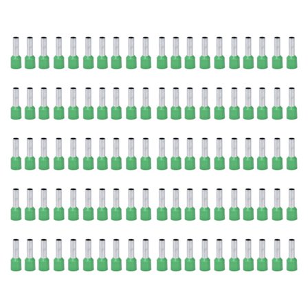 100 STK Isolerede Ferrule Nål Type Hul Samling Korrosionsbestandige Tråd Ferrules Elektrisk Udstyr