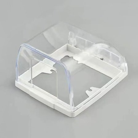 Afbryderbeskyttelsesdæksel Sokkel Vandtæt boks TRANSPARENT