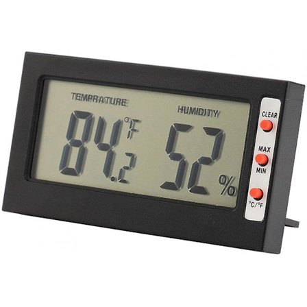 Digital Hygrometer Indendørs Termometer Luftfugtighedsovervågning 2i1