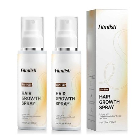 Hårvækst Spray, med cypresbladekstrakt og biotin, ikke-fedtende, hjælper med at forebygge hårtab og udtynding af håret, til hovedbunden