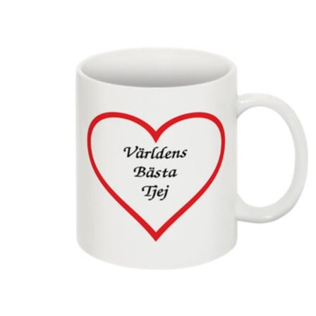 Mugg - Världens bästa tjej