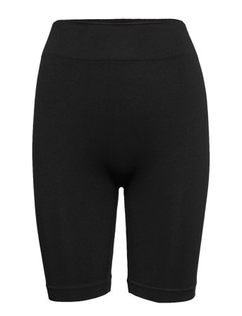 Decoy Seamless Shorts Lingerie Panties High Waisted Panties Svart Decoy*Betinget Tilbud