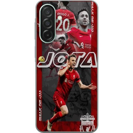 Kompatibelt Mobildeksel til Samsung Samsung Galaxy A26 Liverpool Diogo Jota nr 20 fotballplakat Portugisisk angrepsspiller Røde spisser Premier Leagu