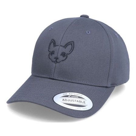 Iconic - Grå adjustable Keps - Chihuahua Curved Dark Grey Adjustable @ Hatstore