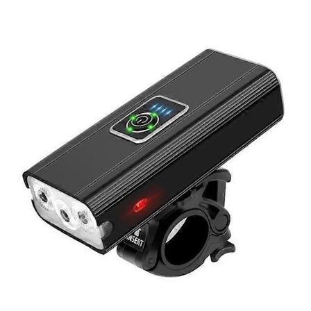 Sykkel Deler 2500LM LED Sykkellykt Front USB Oppladbar MTB Terrengsykkel 3 Lampe Sykkel Frontlykt Sykling Lommelykt Sykkeltilbehør