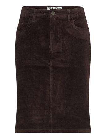 Pzsally Short Skirt Brown Pulz Jeans