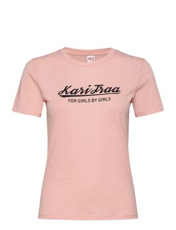 Mlster Tee T-shirt Top Lyserød Kari Traa