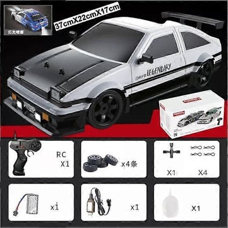 Slidey Boys Vapor Slide Drift RC-auto, 2.4G Nopea Drift-auto, Peräsuihkulla - Täydellinen