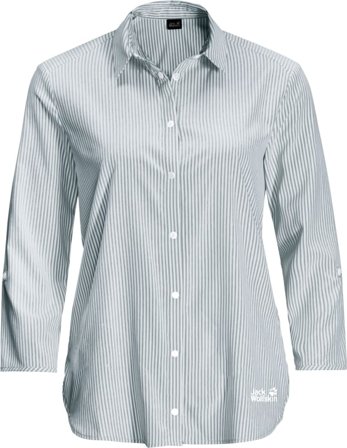 Jack Wolfskin Women's South Port Shirt Women long-sleeved shirts Blue S