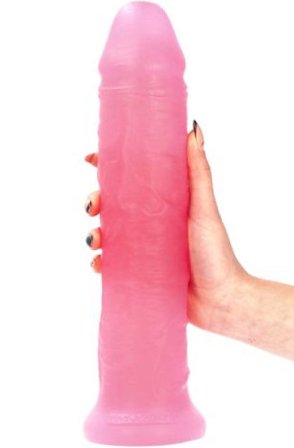 Cesare Dildo Transparent Pink 32 cm - Woome.pl