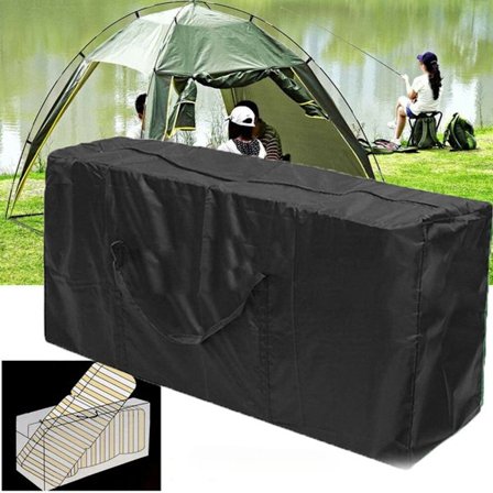 Opbevaringspose til havehynder med lynlås, sort beskyttelsescover til hyndeopbevaring