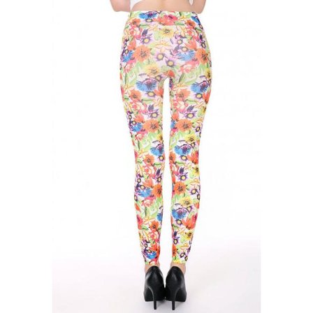 Floral Leggings flerfarget