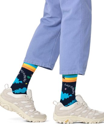 Happy Socks The Beatles Lucy In The Sky Sock - Navy - 41-46