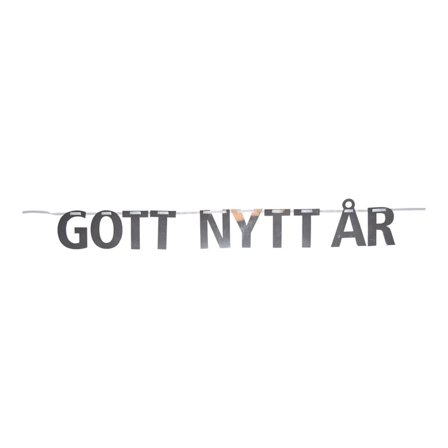 Banner "Gott Nytt År" Sølv