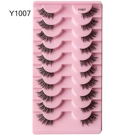 Halvfransar med klart band - high quality