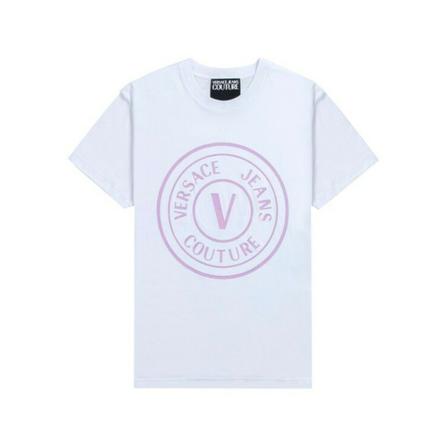 Versace Jeans Couture Men's T -shirt Hvid, Herre