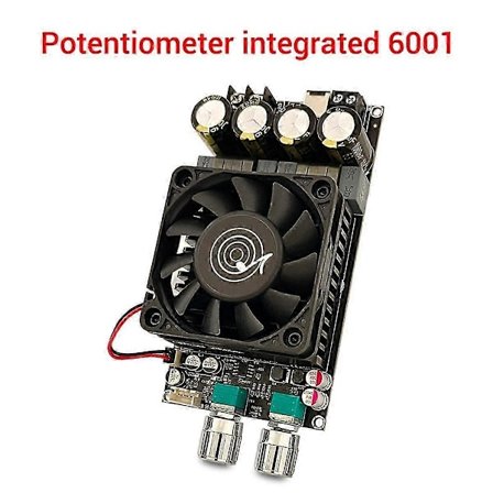 -6001 Digital Effektförstärkarkort 2.1 Kanal 600W Subwoofer TPA3225 Bluetooth Förstärkarmodul w