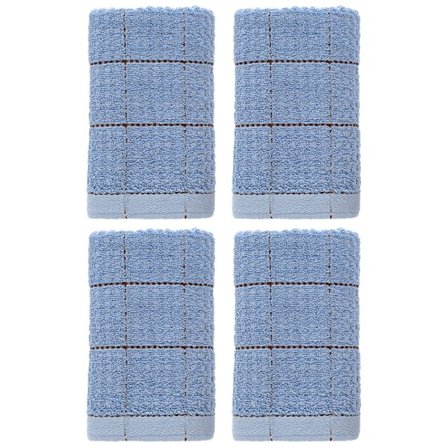 Pyyhe 4 kpl Puhdasta Puuvillaa Kotikäyttöön Pinkki Valkoinen