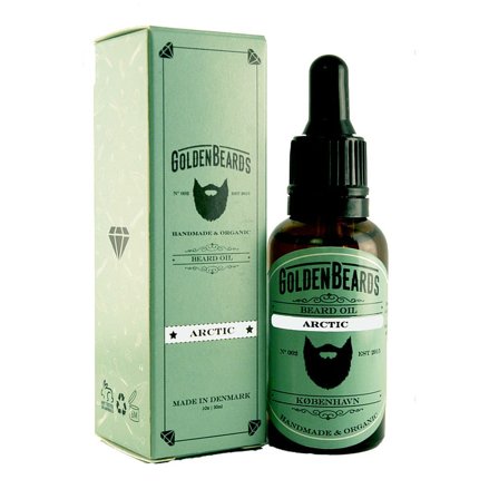 Golden Beards Golden Beards Økologisk Skægolie Arctic 30 ml, Mænd, Skægpleje, Skægolie