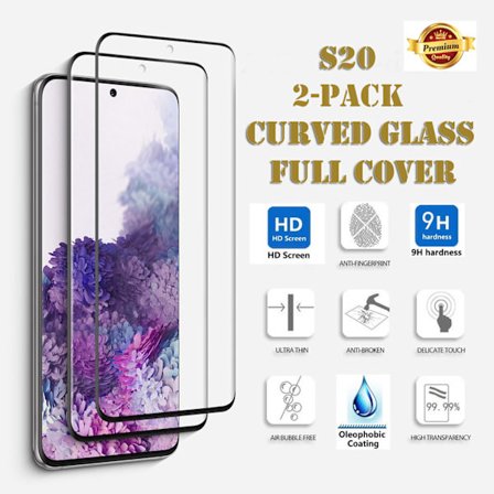 2-Pack Samsung S20 Skärmskydd - Hög Kvalitet - Härdat Glas